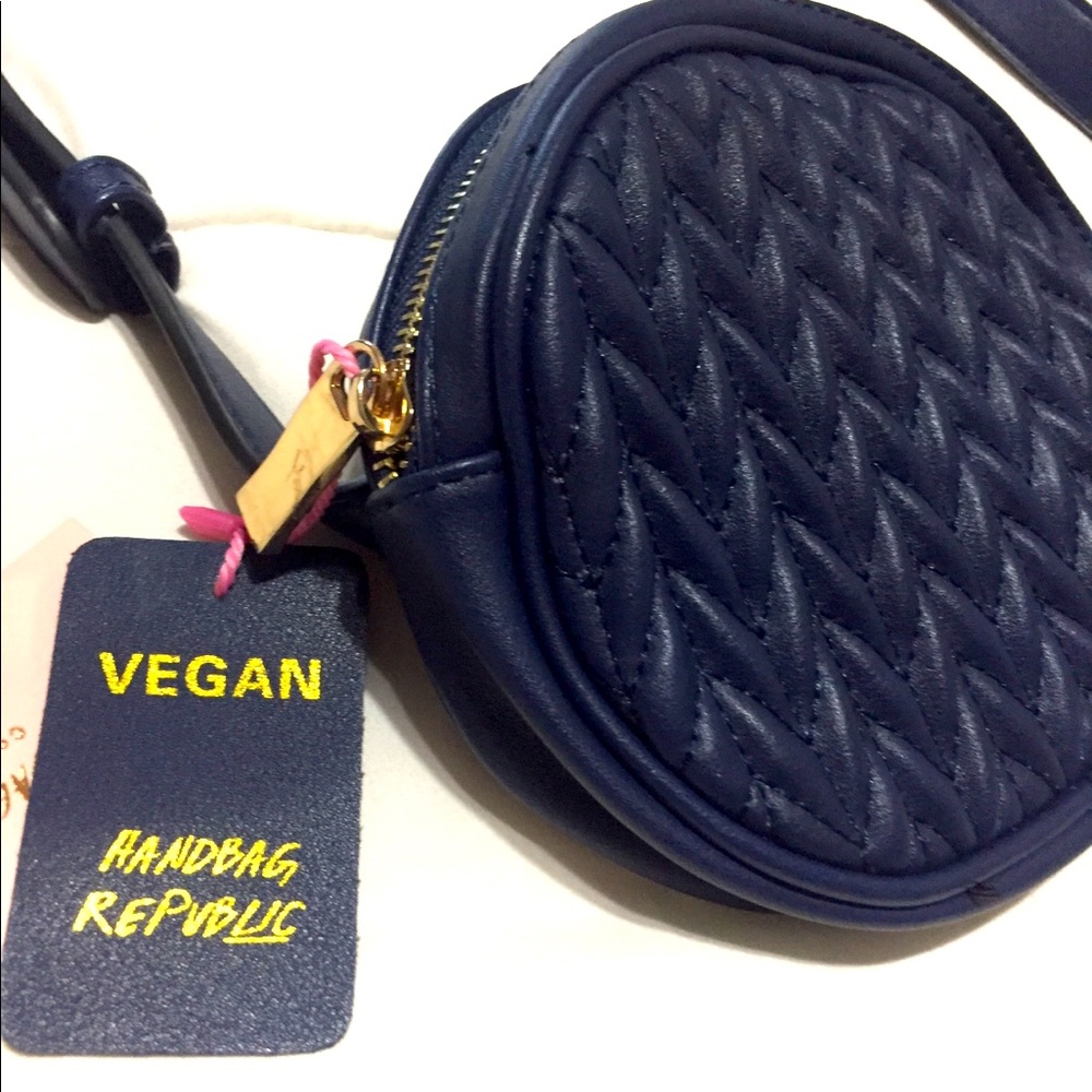 Vegan blue belt bag super nice brand new